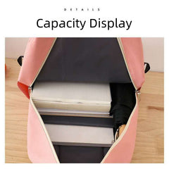 4-Piece Women's Bag Set – Handbag, Backpack, School Bag, Laptop Satchel