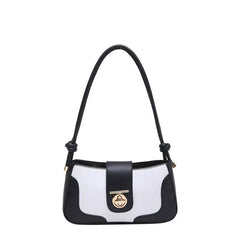 Elegant Two-Tone Shoulder Bag – This sophisticated bag features a chic two-tone design