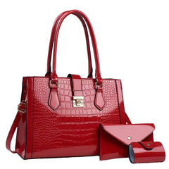 Sleek, Modern, and Elegantly Designed 3-in-1 Handbag Set