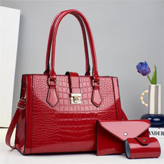 Sleek, Modern, and Elegantly Designed 3-in-1 Handbag Set