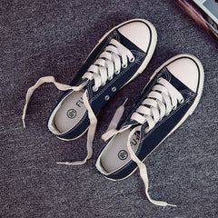 Vintage Vibe Canvas Shoes – Infused with Retro Charm and Modern Comfort, These Classic Sneakers Offer a Timeless Aesthetic