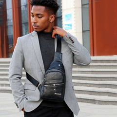 Compact Men’s Chestbag with Single Shoulder Strap – A Lightweight Crossbody Bag for Seamless Travel and Urban Living