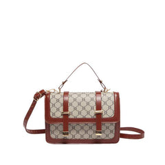 Stylish Monogram Print Boston Bag – This timeless bag combines the iconic monogram print with a spacious