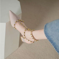 Elegant Valentino Strappy Heel with Ankle Detail