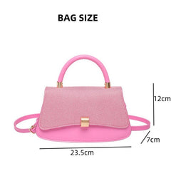 Elegant and Compact Structured Satchel Bag for Polished Day-to-Night Style