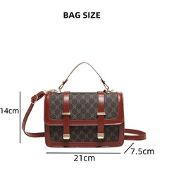 Stylish Monogram Print Boston Bag – This timeless bag combines the iconic monogram print with a spacious