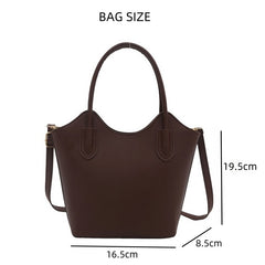 Minimalist Faux Leather Tote Bag – Crafted from high-quality faux leather