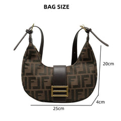 Refined Monogram Hobo Shoulder Bag Crafted for Luxury and Everyday Sophistication