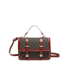 Stylish Monogram Print Boston Bag – This timeless bag combines the iconic monogram print with a spacious