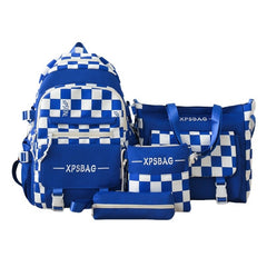 4-Piece Women's Handbag & Backpack Set – Stylish School, Laptop, and Everyday Bags