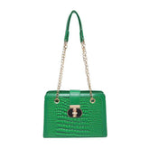 Chic and Fashionable Crocodile Pattern Sling Bag with Sleek Silhouette – Perfect for Elevating Your Look