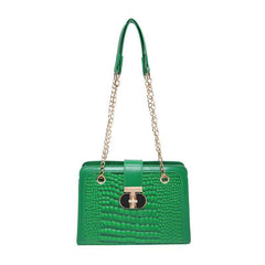 Chic and Fashionable Crocodile Pattern Sling Bag with Sleek Silhouette – Perfect for Elevating Your Look