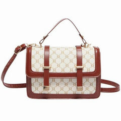 Stylish Monogram Print Boston Bag – This timeless bag combines the iconic monogram print with a spacious