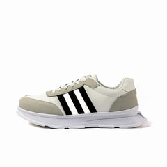 Sleek Layered Sole Sneakers – Contemporary Footwear Featuring a Multi-Dimensional Outsole Design