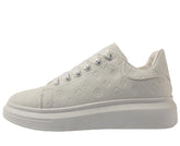 All-White Trainer Sneaker – Crisp, Minimalist Aesthetic Meets Lightweight Cushioning and Everyday Versatility in This Sleek Silhouette