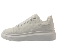 All-White Trainer Sneaker – Crisp, Minimalist Aesthetic Meets Lightweight Cushioning and Everyday Versatility in This Sleek Silhouette