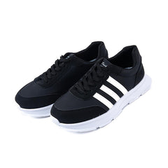 Sleek Layered Sole Sneakers – Contemporary Footwear Featuring a Multi-Dimensional Outsole Design