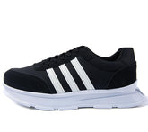 Sleek Layered Sole Sneakers – Contemporary Footwear Featuring a Multi-Dimensional Outsole Design