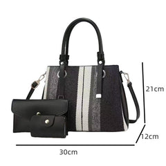 Fashionable 3-In-1 Woven Handbag for Women – A Convertible Design Offering Endless Style Possibilities