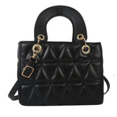 Sophisticated Quilted Mini Tote Bag – A Petite Yet Stylish Companion for Every Occasion