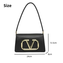 Compact Mini Underarm Shoulder Baguette with Sleek Silhouette – A Stylish Statement Piece