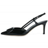 Women’s Slip-On Pointed Toe Stiletto Mules – Elevate Your Look with These Sleek, Fashion-Forward Mules