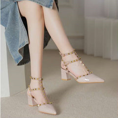 Elegant Valentino Strappy Heel with Ankle Detail