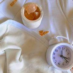 Men’s Warm Long Sleeve V-Neck Turtleneck Sweatshirt – White