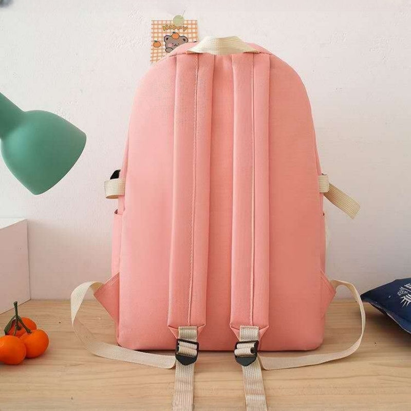 4-Piece Women's Bag Set – Handbag, Backpack, School Bag, Laptop Satchel