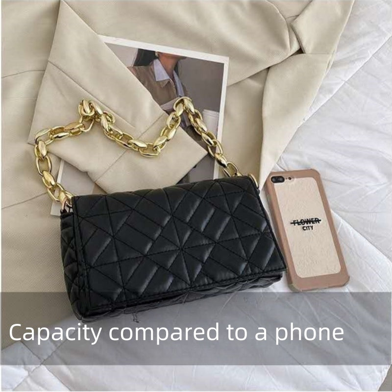 Rectangular Shaped Luxe Sling Bag – With its sleek, structured silhouette and refined finish