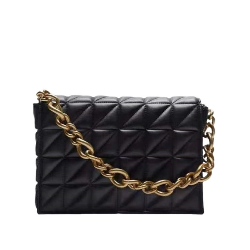 Rectangular Shaped Luxe Sling Bag – With its sleek, structured silhouette and refined finish