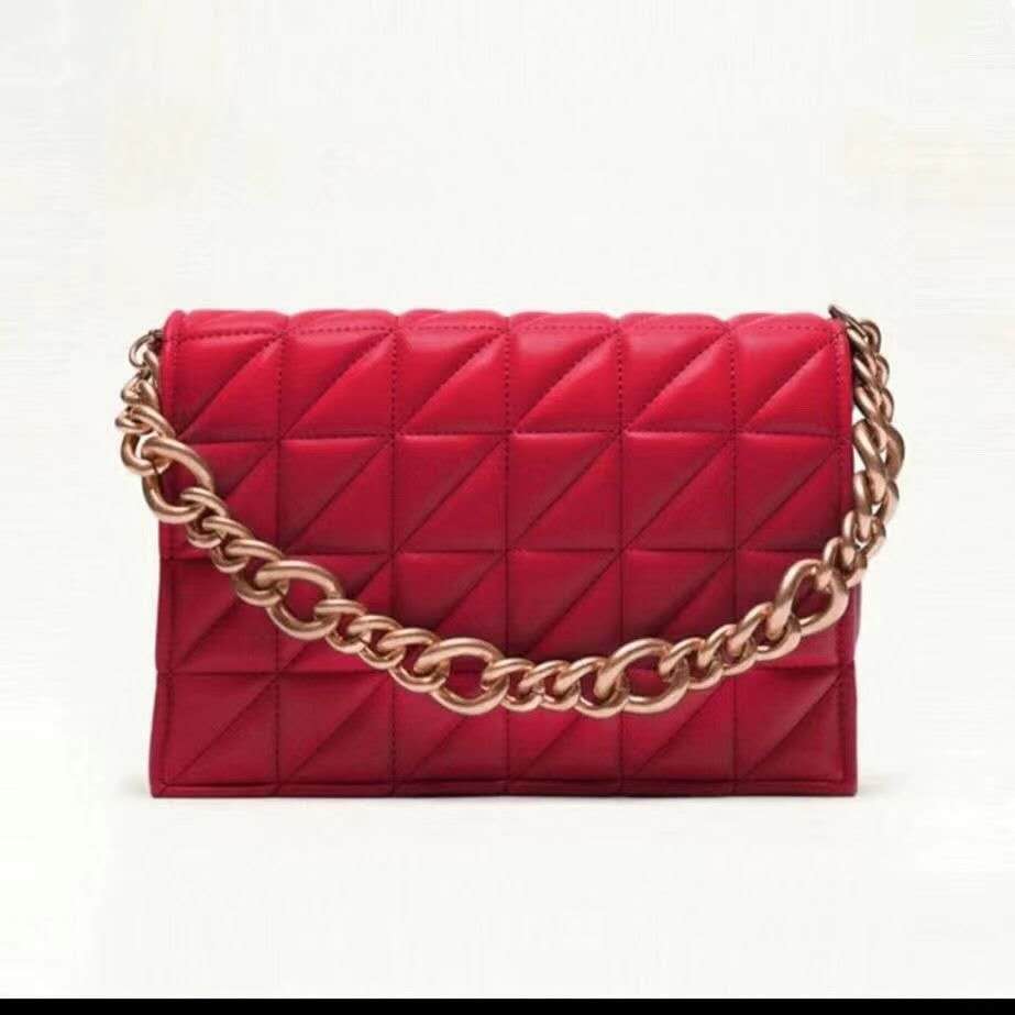 Rectangular Shaped Luxe Sling Bag – With its sleek, structured silhouette and refined finish