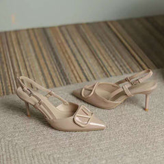 Women’s Slip-On Pointed Toe Stiletto Mules – Elevate Your Look with These Sleek, Fashion-Forward Mules