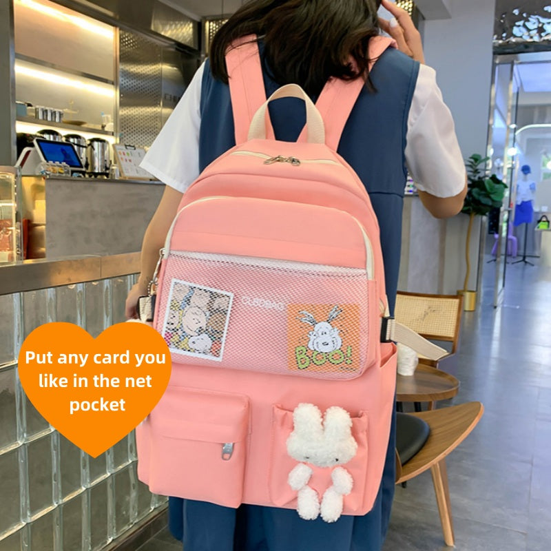 4-Piece Women's Bag Set – Handbag, Backpack, School Bag, Laptop Satchel