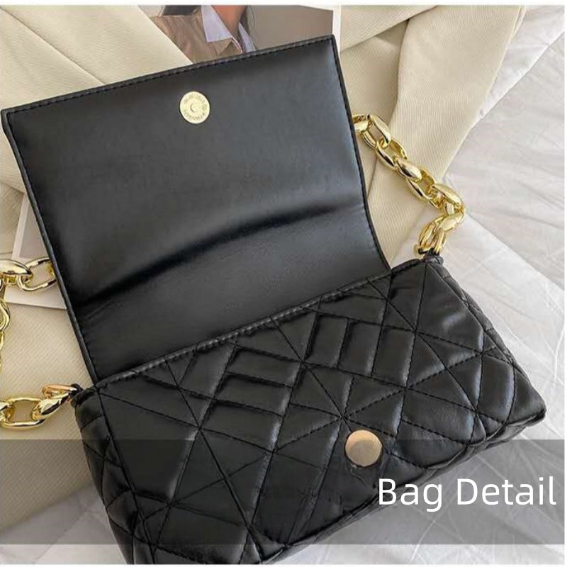 Rectangular Shaped Luxe Sling Bag – With its sleek, structured silhouette and refined finish