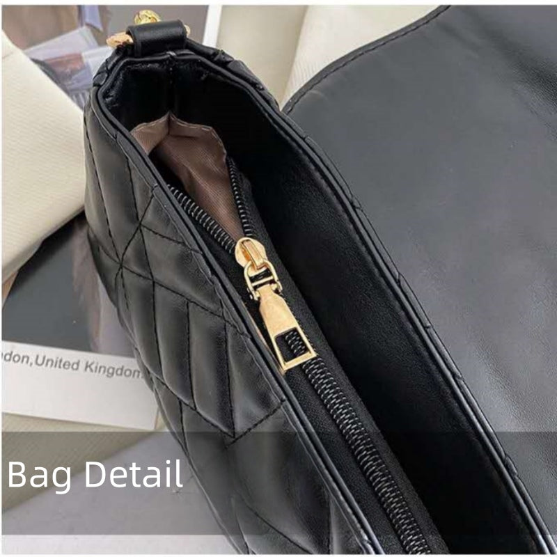 Rectangular Shaped Luxe Sling Bag – With its sleek, structured silhouette and refined finish