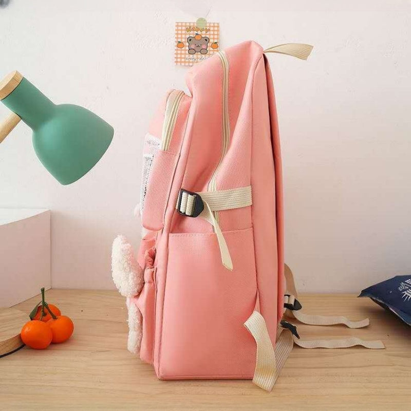 4-Piece Women's Bag Set – Handbag, Backpack, School Bag, Laptop Satchel